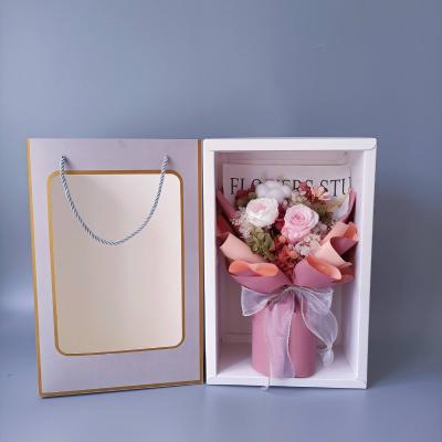 KC-B-003 pink preserved roses bouquets