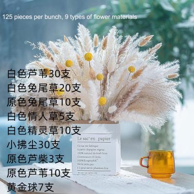 Style 21-125stems/Bunch Natural Real Dried Flowers Bouquets