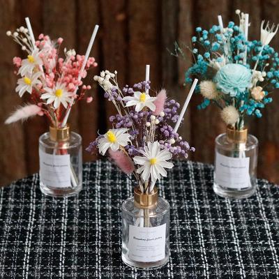 Dried Flower Aromatherapy Indoor Decoration Mini Flower Bundle Aromatherapy Bottle Flower