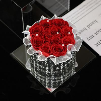 Acrylic Cover Everlasting Roses Forever Flowers