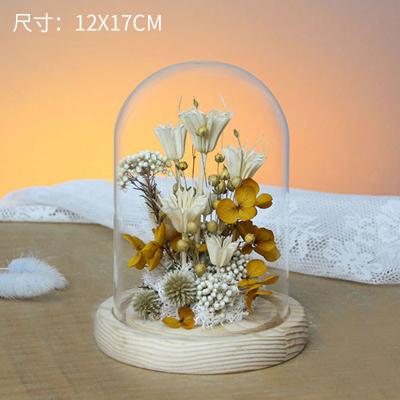 002 Dried Flower Glass Cover Micro Landscape