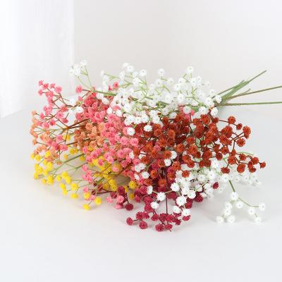 Simulated soft rubber gypsophila with hand feel