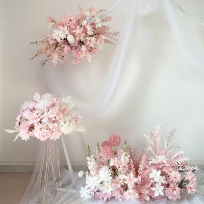 Artificial Pink Set Series Wedding Decoration Set Flower Road Guide Flower Arrangement Silk Flower