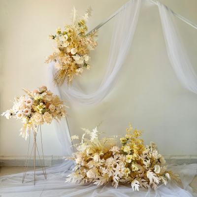 Artificial Champagne Set Series Wedding Decoration Set Flower Road Guide Flower Arrangement Silk Flower