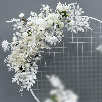 Artificial White Wedding Welcome Set Three Flowers