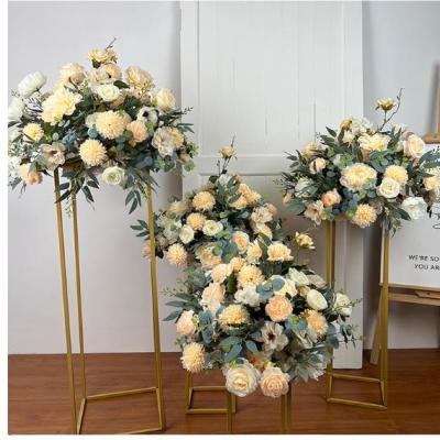 Artificial Champagne Wedding Road Guide Flower Arrangement 