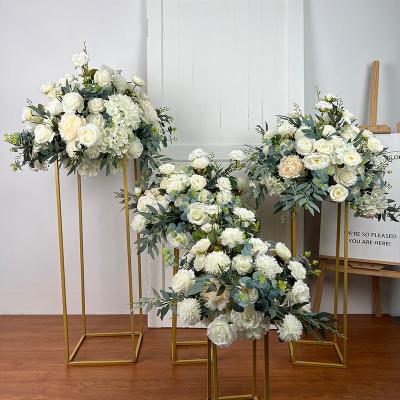 Artificial White Wedding Road Guide Flower Arrangement 